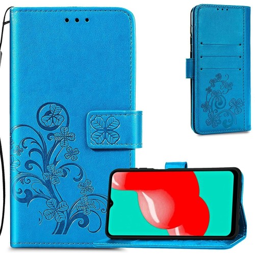 DĖKLAS FLOWER BOOK SAMSUNG A165 A16 4G/A166 A16 5G MĖLYNAS