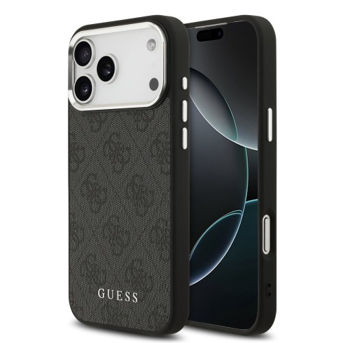 DĖKLAS GUESS 4G MAGSAFE APPLE IPHONE 17 PRO MAX JUODAS DĖKLAS GUESS 4G MAGSAFE APPLE IPHONE 17 PRO MAX JUODAS