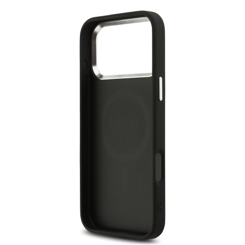 DĖKLAS GUESS 4G MAGSAFE APPLE IPHONE 17 PRO MAX JUODAS