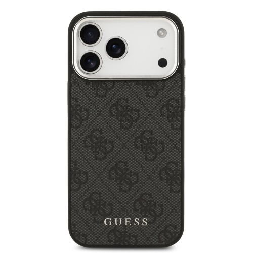 DĖKLAS GUESS 4G MAGSAFE APPLE IPHONE 17 PRO MAX JUODAS