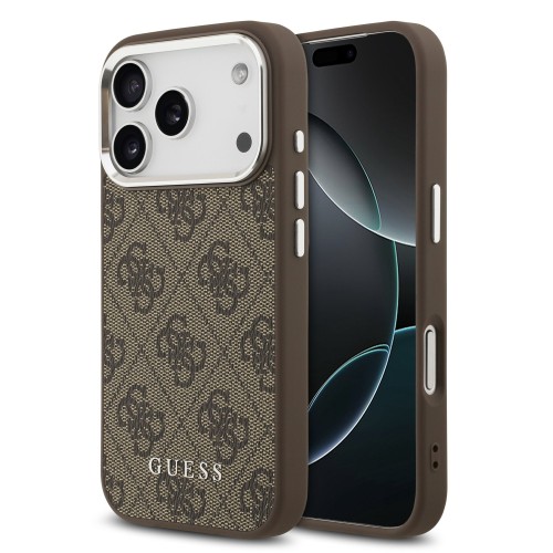 DĖKLAS GUESS 4G MAGSAFE APPLE IPHONE 17 PRO MAX RUDAS DĖKLAS GUESS 4G MAGSAFE APPLE IPHONE 17 PRO MAX RUDAS