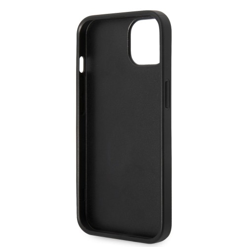 DĖKLAS GUESS PU 4G METAL LOGO APPLE IPHONE 14 PILKAS