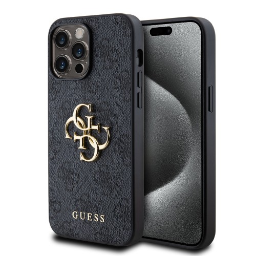 DĖKLAS GUESS PU 4G METAL LOGO APPLE IPHONE 14 PRO MAX PILKAS DĖKLAS GUESS PU 4G METAL LOGO APPLE IPHONE 14 PRO MAX PILKAS