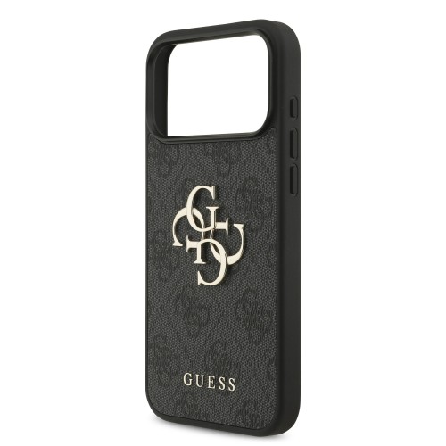 DĖKLAS GUESS PU 4G METAL LOGO APPLE IPHONE 17 PRO MAX PILKAS DĖKLAS GUESS PU 4G METAL LOGO APPLE IPHONE 17 PRO MAX PILKAS