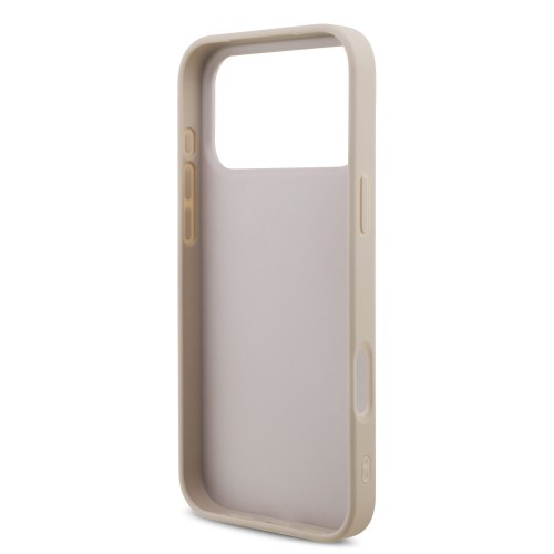 DĖKLAS GUESS PU 4G METAL LOGO APPLE IPHONE 17 PRO MAX ROŽINIS DĖKLAS GUESS PU 4G METAL LOGO APPLE IPHONE 17 PRO MAX ROŽINIS