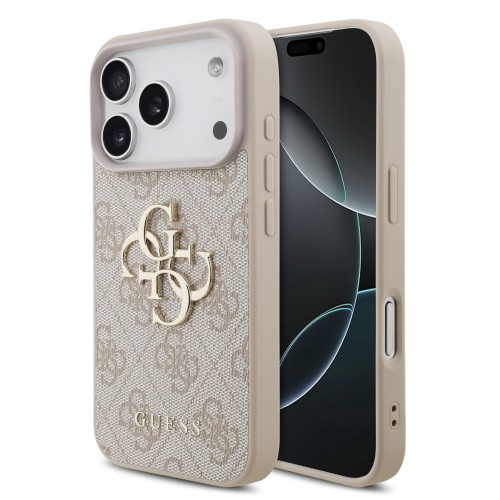 DĖKLAS GUESS PU 4G METAL LOGO APPLE IPHONE 17 PRO ROŽINIS DĖKLAS GUESS PU 4G METAL LOGO APPLE IPHONE 17 PRO ROŽINIS