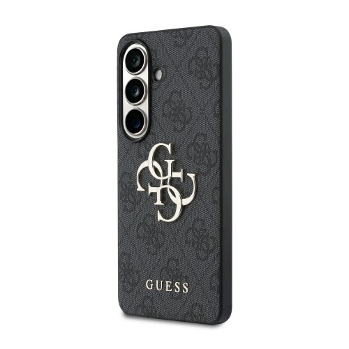 DĖKLAS GUESS PU 4G METAL LOGO SAMSUNG S942 S26 PILKAS