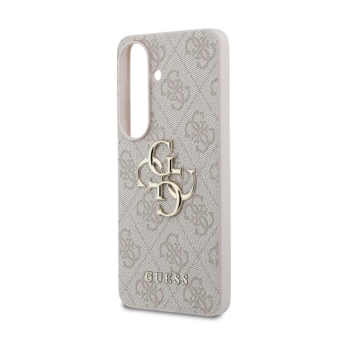 DĖKLAS GUESS PU 4G METAL LOGO SAMSUNG S942 S26 ROŽINIS