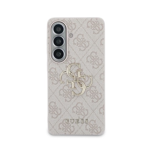 DĖKLAS GUESS PU 4G METAL LOGO SAMSUNG S942 S26 ROŽINIS