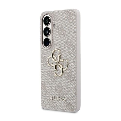 DĖKLAS GUESS PU 4G METAL LOGO SAMSUNG S942 S26 ROŽINIS