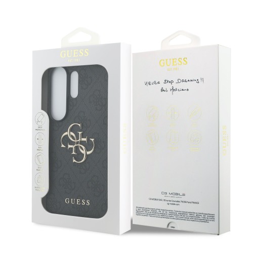 DĖKLAS GUESS PU 4G METAL LOGO SAMSUNG S948 S26 ULTRA PILKAS DĖKLAS GUESS PU 4G METAL LOGO SAMSUNG S948 S26 ULTRA PILKAS