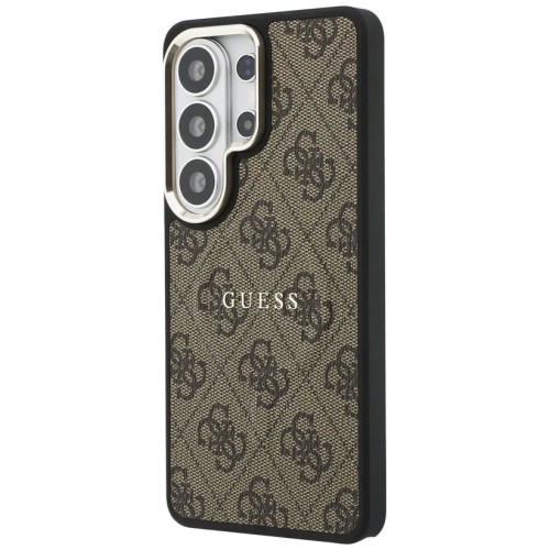 DĖKLAS GUESS PU LEATHER 4G GOLD FRAME MAGNETIC SAMSUNG S948 S26 ULTRA RUDAS