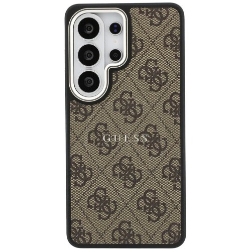 DĖKLAS GUESS PU LEATHER 4G GOLD FRAME MAGNETIC SAMSUNG S948 S26 ULTRA RUDAS