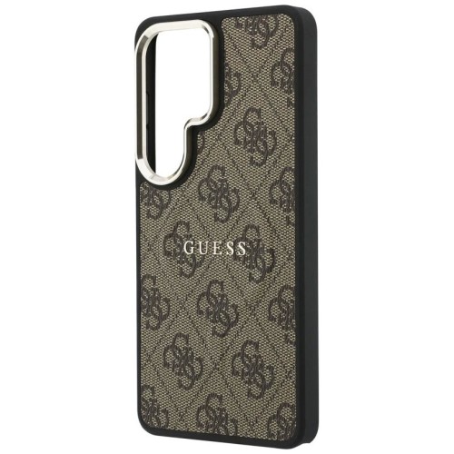 DĖKLAS GUESS PU LEATHER 4G GOLD FRAME MAGNETIC SAMSUNG S948 S26 ULTRA RUDAS