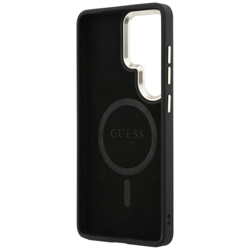 DĖKLAS GUESS PU LEATHER 4G GOLD FRAME MAGNETIC SAMSUNG S948 S26 ULTRA RUDAS