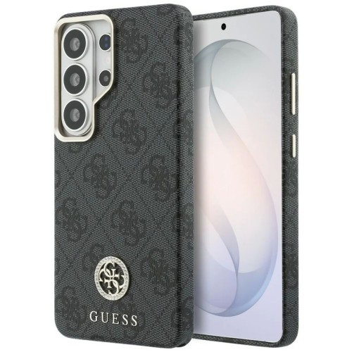 DĖKLAS GUESS PU LEATHER 4G STRASS LOGO GOLD FRAME MAGNETIC SAMSUNG S948 S26 ULTRA JUODAS DĖKLAS GUESS PU LEATHER 4G STRASS LOGO GOLD FRAME MAGNETIC SAMSUNG S948 S26 ULTRA JUODAS