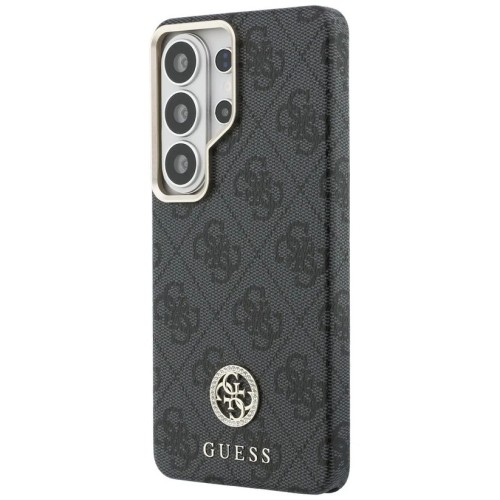 DĖKLAS GUESS PU LEATHER 4G STRASS LOGO GOLD FRAME MAGNETIC SAMSUNG S948 S26 ULTRA JUODAS