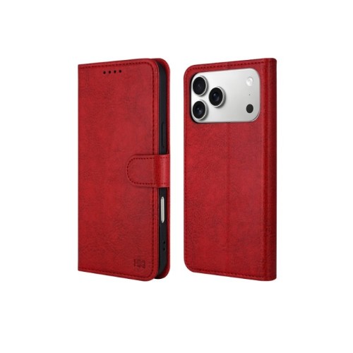 DĖKLAS HDD CLASP WALLET CASE SAMSUNG A566 A56 5G RAUDONAS