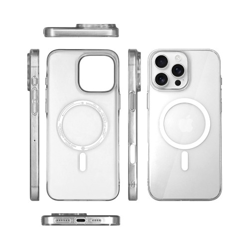 DĖKLAS HDD CLEAR MAGSAFE CASE APPLE IPHONE 16 SKAIDRUS