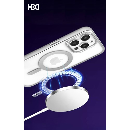 DĖKLAS HDD ELECTRO MAGSAFE CASE APPLE IPHONE 16 PRO PILKAS