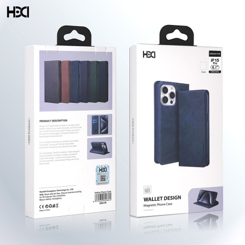 DĖKLAS HDD MAGNETIC WALLET CASE SAMSUNG A366 A36 5G JUODAS
