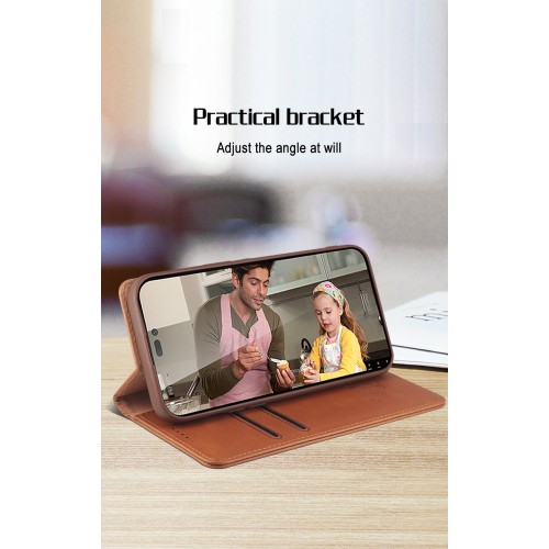 DĖKLAS HDD MAGNETIC WALLET CASE SAMSUNG A405 A40 VIOLETINIS