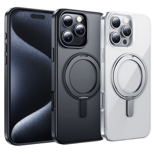 DĖKLAS HOCO MAGNETIC STAND 2IN1 APPLE IPHONE 16 PRO MAX JUODAS DĖKLAS HOCO MAGNETIC STAND 2IN1 APPLE IPHONE 16 PRO MAX JUODAS