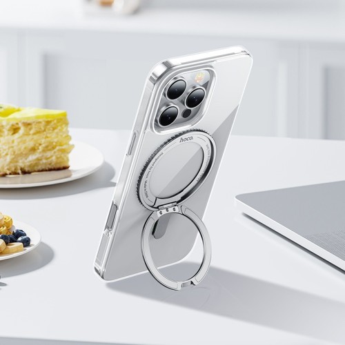 DĖKLAS HOCO MAGNETIC STAND 2IN1 APPLE IPHONE 16 PRO MAX JUODAS DĖKLAS HOCO MAGNETIC STAND 2IN1 APPLE IPHONE 16 PRO MAX JUODAS