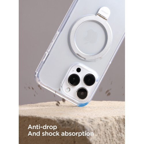 DĖKLAS JOYROOM JR-BP004 MAGNETIC PROTECTIVE PHONE CASE WITH HOLDER APPLE IPHONE 15 PRO SKAIDRUS DĖKLAS JOYROOM JR-BP004 MAGNETIC PROTECTIVE PHONE CASE WITH HOLDER APPLE IPHONE 15 PRO SKAIDRUS