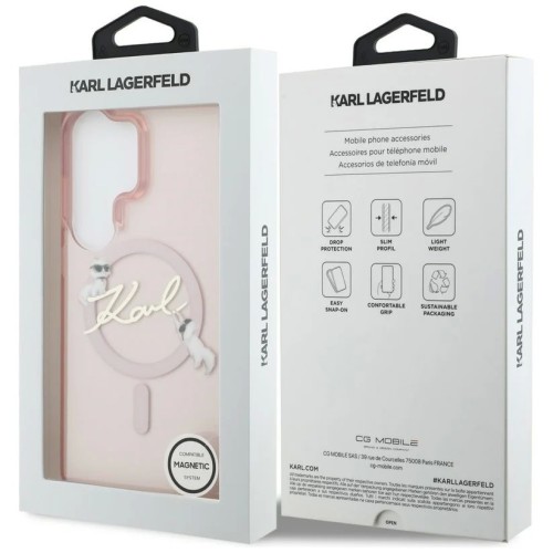 DĖKLAS KARL LAGERFELD IML CHOUPETTE KARL SCRIPT LOGO MAGNETIC SAMSUNG S948 S26 ULTRA ROŽINIS DĖKLAS KARL LAGERFELD IML CHOUPETTE KARL SCRIPT LOGO MAGNETIC SAMSUNG S948 S26 ULTRA ROŽINIS