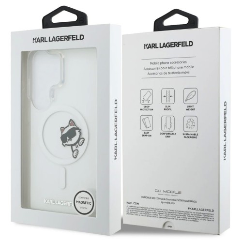DĖKLAS KARL LAGERFELD IML CHOUPETTE PEEKABOO LOGO MAGNETIC SAMSUNG S948 S26 ULTRA