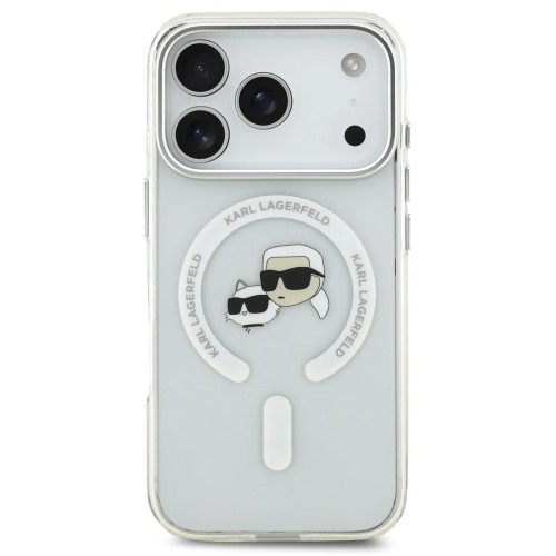 DĖKLAS KARL LAGERFELD IML K&CH HEADS METAL FRAME MAGSAFE APPLE IPHONE 17 PRO MAX DĖKLAS KARL LAGERFELD IML K&CH HEADS METAL FRAME MAGSAFE APPLE IPHONE 17 PRO MAX