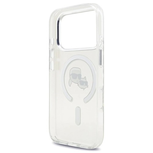 DĖKLAS KARL LAGERFELD IML K&CH HEADS METAL FRAME MAGSAFE APPLE IPHONE 17 PRO MAX DĖKLAS KARL LAGERFELD IML K&CH HEADS METAL FRAME MAGSAFE APPLE IPHONE 17 PRO MAX