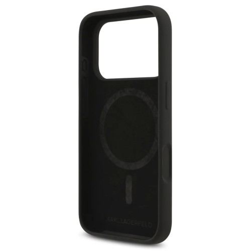 DĖKLAS KARL LAGERFELD LIQUID SILICONE KARL AND CHOUPETTE MAGSAFE APPLE IPHONE 17 PRO MAX JUODAS DĖKLAS KARL LAGERFELD LIQUID SILICONE KARL AND CHOUPETTE MAGSAFE APPLE IPHONE 17 PRO MAX JUODAS