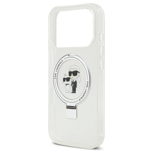 DĖKLAS KARL LAGERFELD RINGSTAND KARL AND CHOUPETTE MAGSAFE APPLE IPHONE 17 PRO MAX