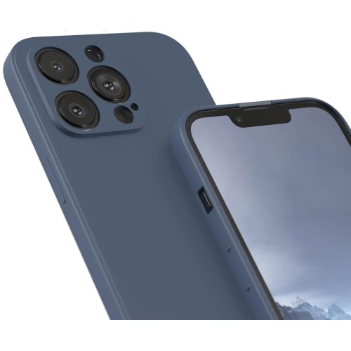 DĖKLAS LIQUID SILICONE 1.5MM XIAOMI POCO F6 PRO 5G TAMSIAI MĖLYNAS