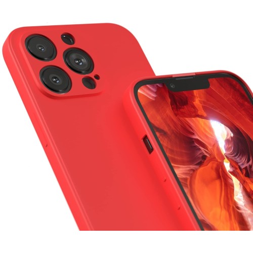 DĖKLAS LIQUID SILICONE 1.5MM XIAOMI POCO X6 PRO 5G RAUDONAS