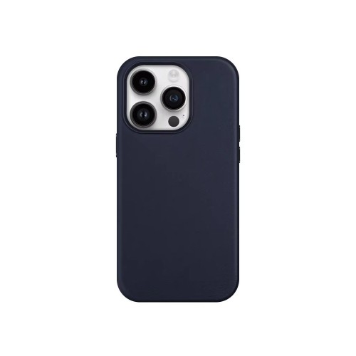 DĖKLAS MAG LEATHER CASE APPLE IPHONE 14 PRO MAX MĖLYNAS