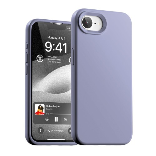 DĖKLAS MERCURY PURE MAGSAFE SILICON CASE APPLE IPHONE 16E/17E LEVANDOS PILKA DĖKLAS MERCURY PURE MAGSAFE SILICON CASE APPLE IPHONE 16E/17E LEVANDOS PILKA