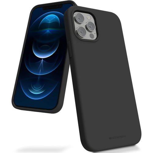DĖKLAS MERCURY SILICONE CASE APPLE IPHONE 13 MINI JUODAS