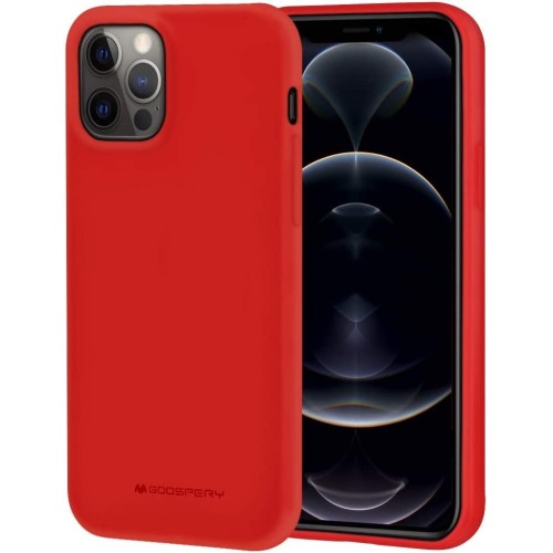 DĖKLAS MERCURY SOFT JELLY CASE APPLE IPHONE 12 MINI RAUDONAS