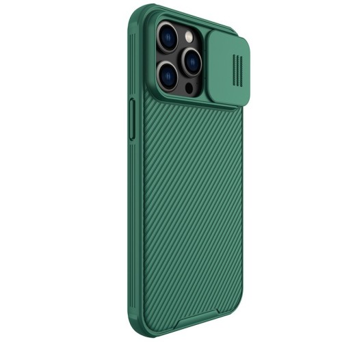 DĖKLAS NILLKIN CAMSHIELD PRO APPLE IPHONE 15 ŽALIAS