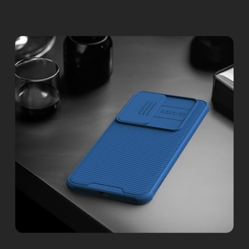 DĖKLAS NILLKIN CAMSHIELD PRO SAMSUNG S926 S24 PLUS MĖLYNAS