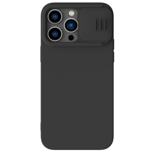 DĖKLAS NILLKIN CAMSHIELD SILKY SILICONE APPLE IPHONE 15 PRO JUODAS DĖKLAS NILLKIN CAMSHIELD SILKY SILICONE APPLE IPHONE 15 PRO JUODAS