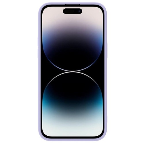 DĖKLAS NILLKIN CAMSHIELD SILKY SILICONE APPLE IPHONE 15 PRO MAX ŠVIESIAI VIOLETINIS