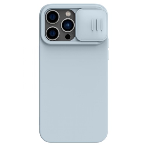 DĖKLAS NILLKIN CAMSHIELD SILKY SILICONE APPLE IPHONE 15 PRO PILKAS DĖKLAS NILLKIN CAMSHIELD SILKY SILICONE APPLE IPHONE 15 PRO PILKAS
