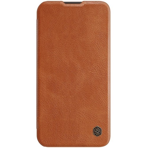 DĖKLAS NILLKIN QIN PRO LEATHER APPLE IPHONE 14 PRO MAX RUDAS DĖKLAS NILLKIN QIN PRO LEATHER APPLE IPHONE 14 PRO MAX RUDAS
