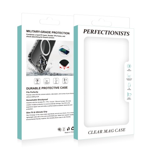 DĖKLAS PERFECTIONISTS CLEAR MAG CASE APPLE IPHONE 16 SKAIDRUS