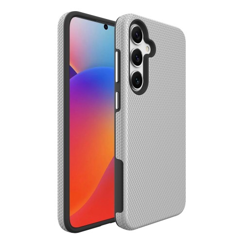 DĖKLAS PERFECTIONISTS TRIANGLE CASE SAMSUNG A165 A16 4G/A166 A16 5G SIDABRINIS DĖKLAS PERFECTIONISTS TRIANGLE CASE SAMSUNG A165 A16 4G/A166 A16 5G SIDABRINIS