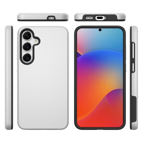 DĖKLAS PERFECTIONISTS TRIANGLE CASE SAMSUNG A266 A26 5G SIDABRINIS DĖKLAS PERFECTIONISTS TRIANGLE CASE SAMSUNG A266 A26 5G SIDABRINIS